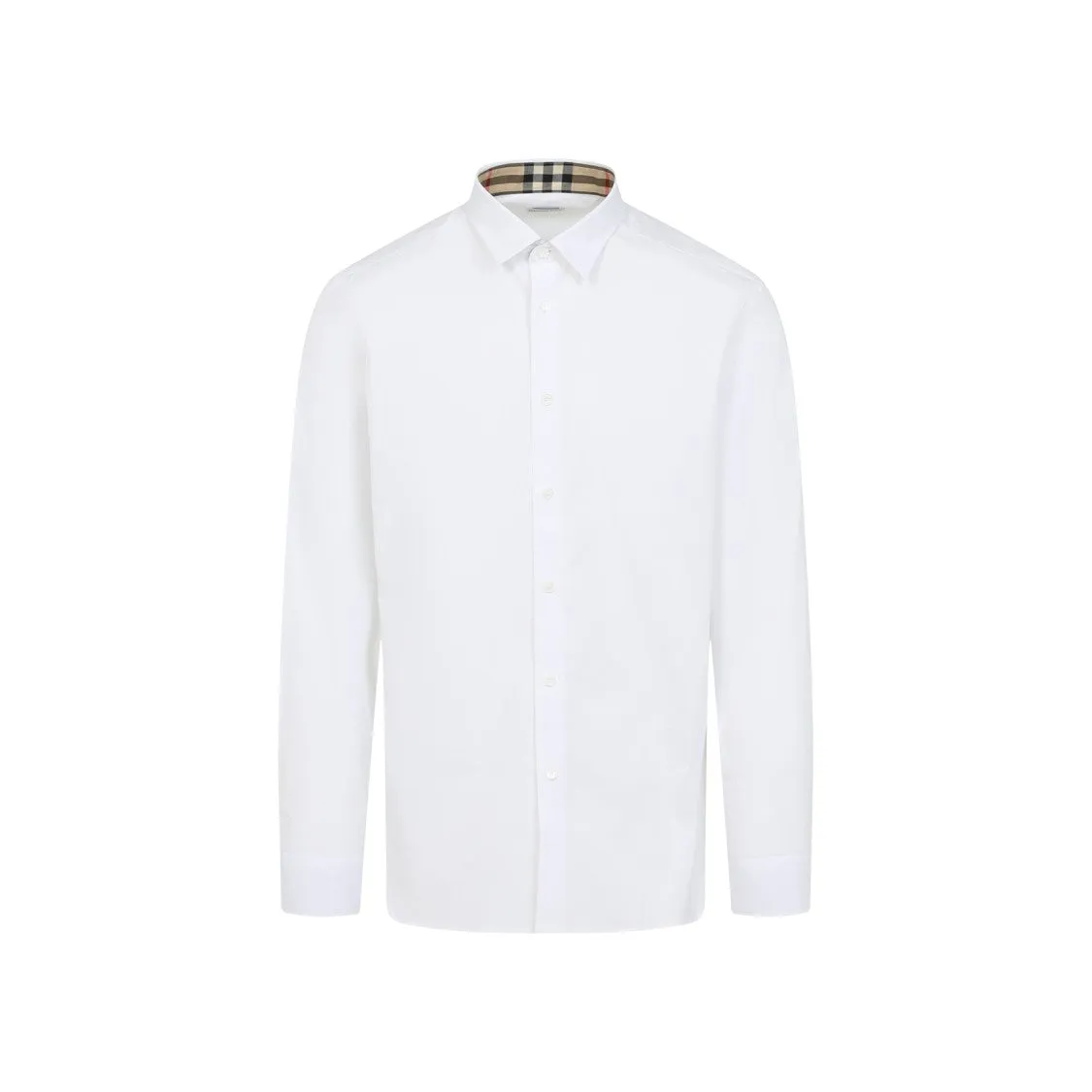 Active Fit Backpacking Trip White Cotton Sherfield Shirt