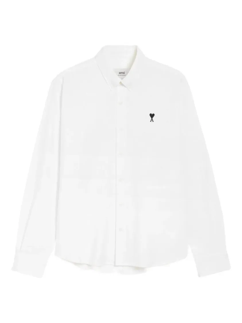 White Poplin Shirt Breathable Design
