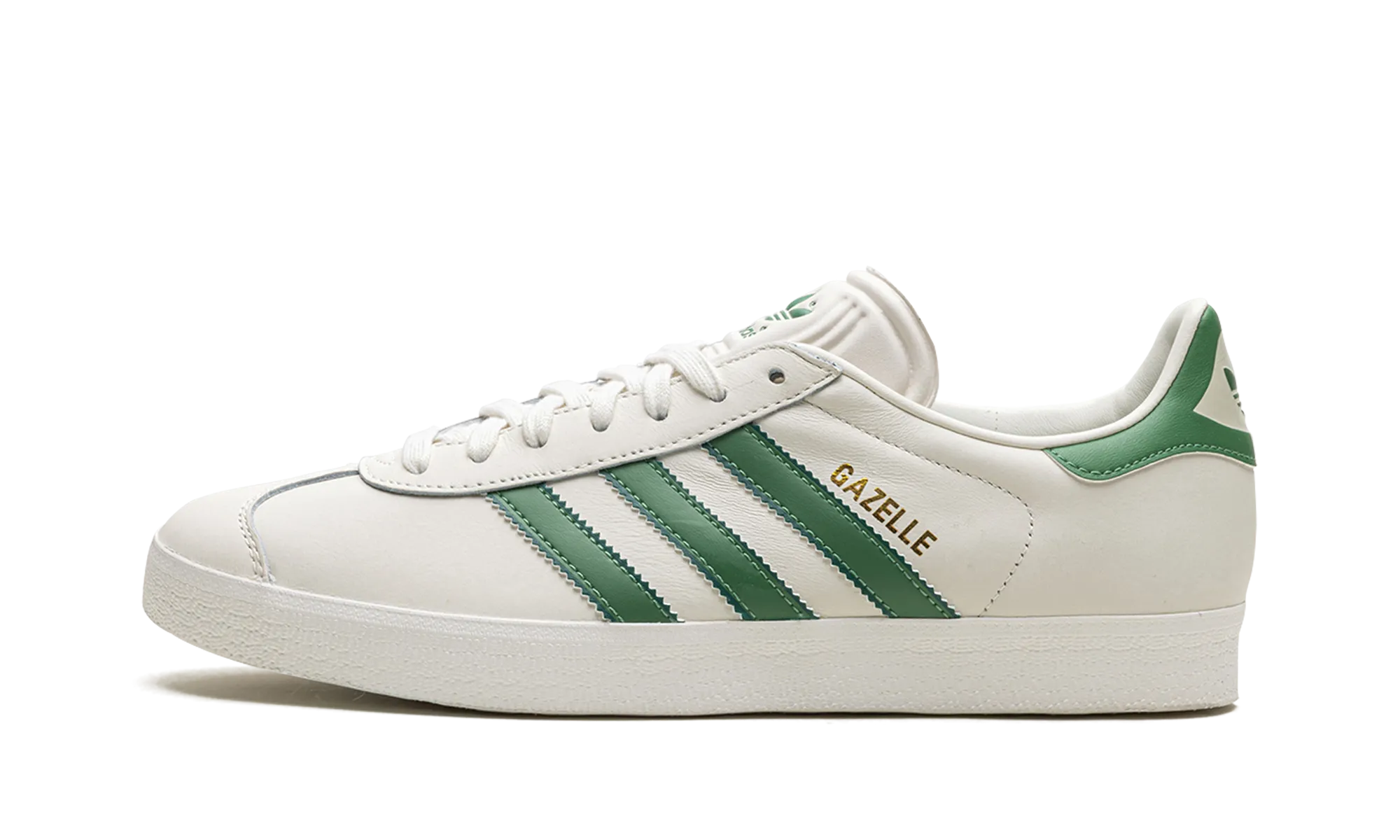 Comfortable Footbed Campus Life Gazelle "Off White Green"