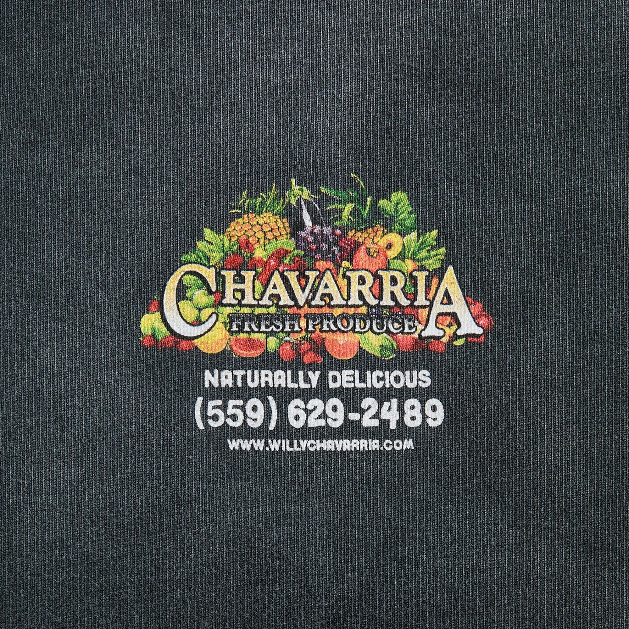 Willy Chavarria Fresh Produce Buffalo Tee - Black SeamFreeShoulders