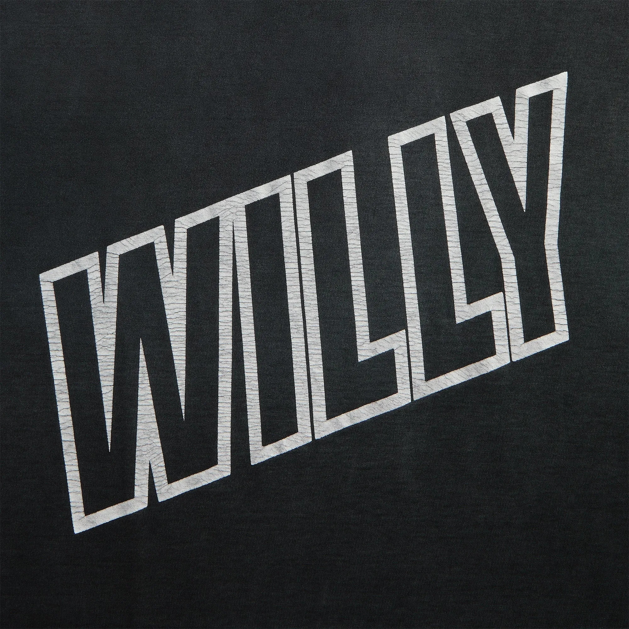 Willy Chavarria Inside Out "Willy" Buffalo Tee - Black Comfy Base