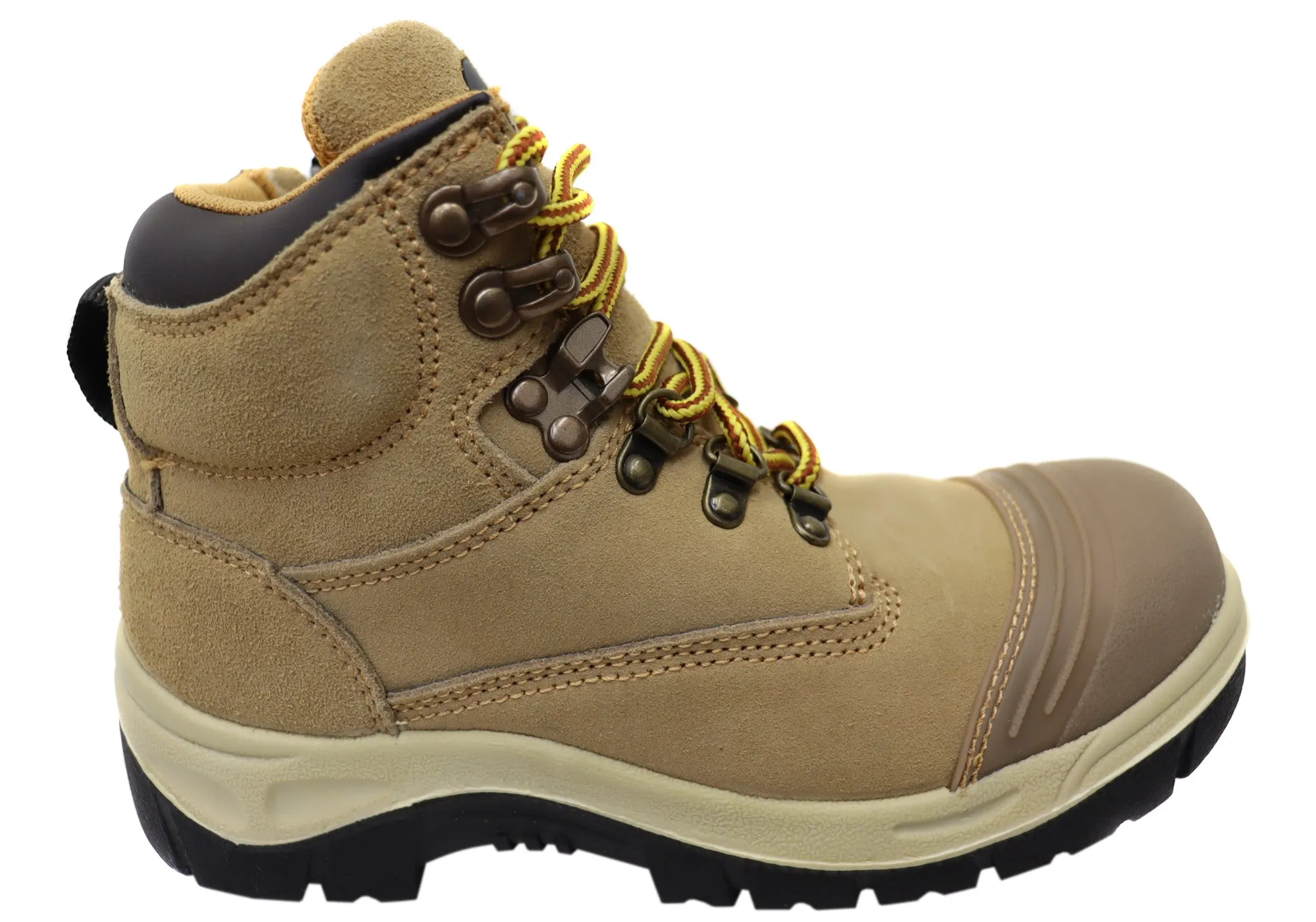 Wedge Sole Insulated Urban Traveler Woodlands New Darwin Mens Leather Steel Toe Cap Work Boots