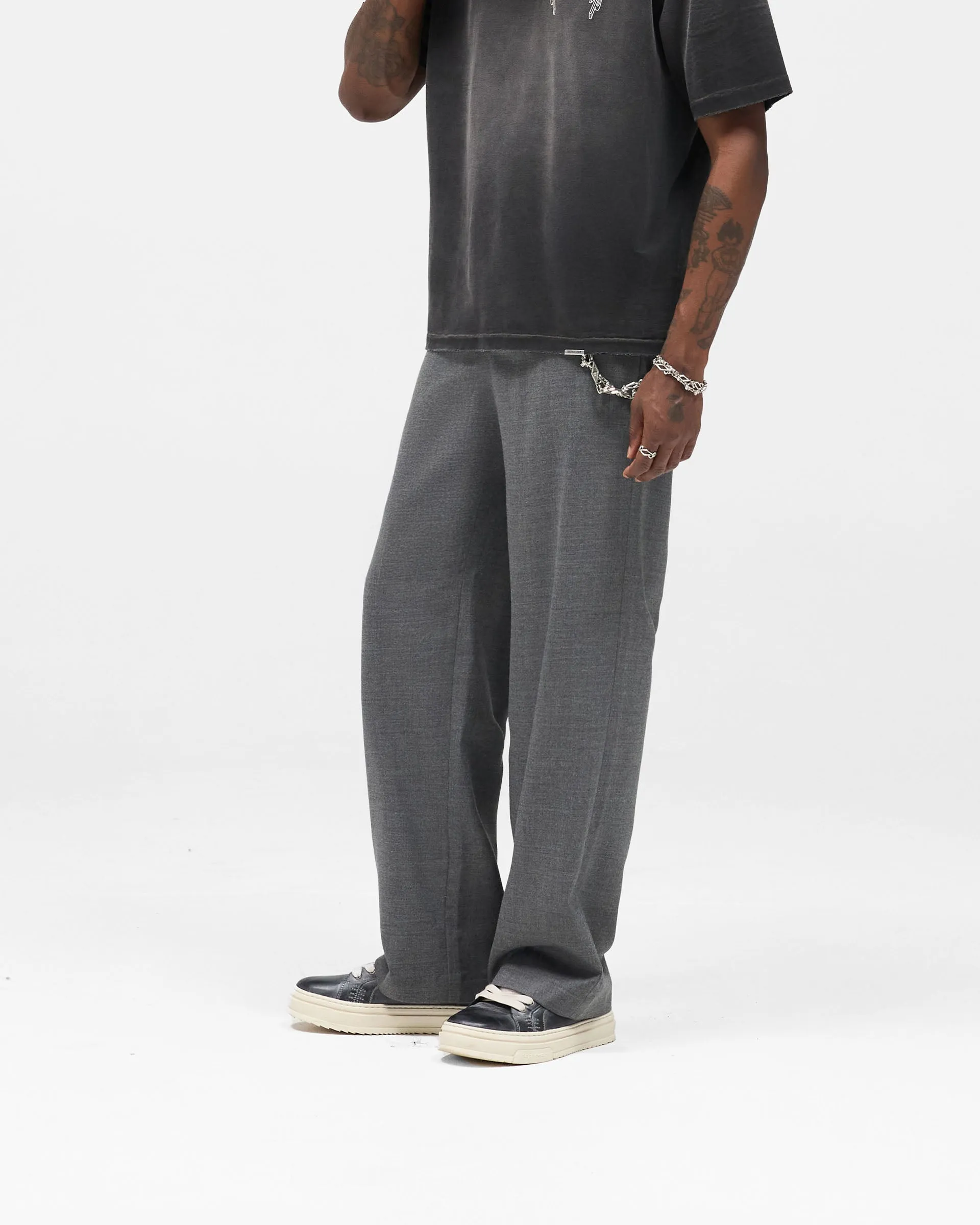 Wool Pant - Grey Full Comfort