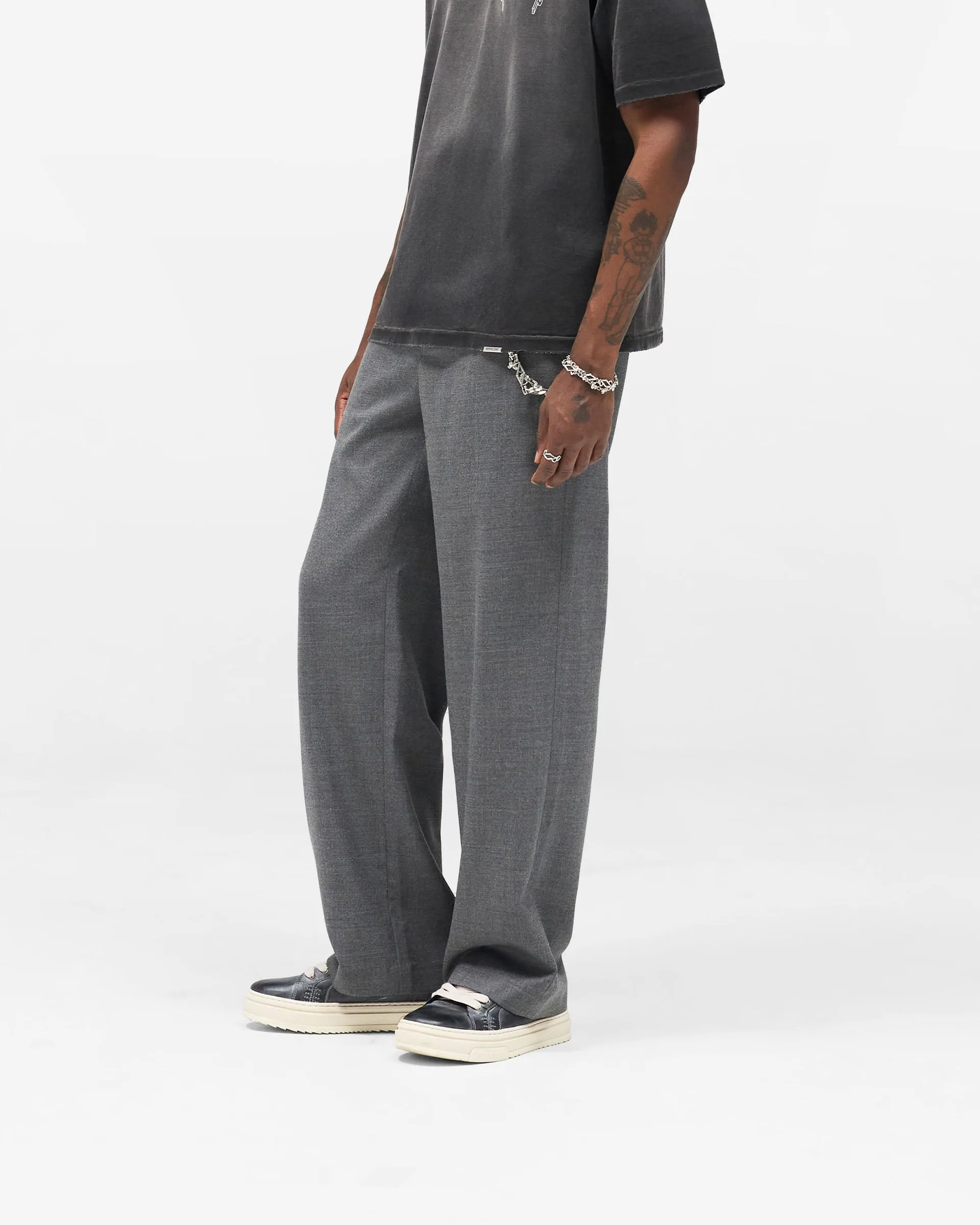 Slip Resistant Wool Pant - Grey