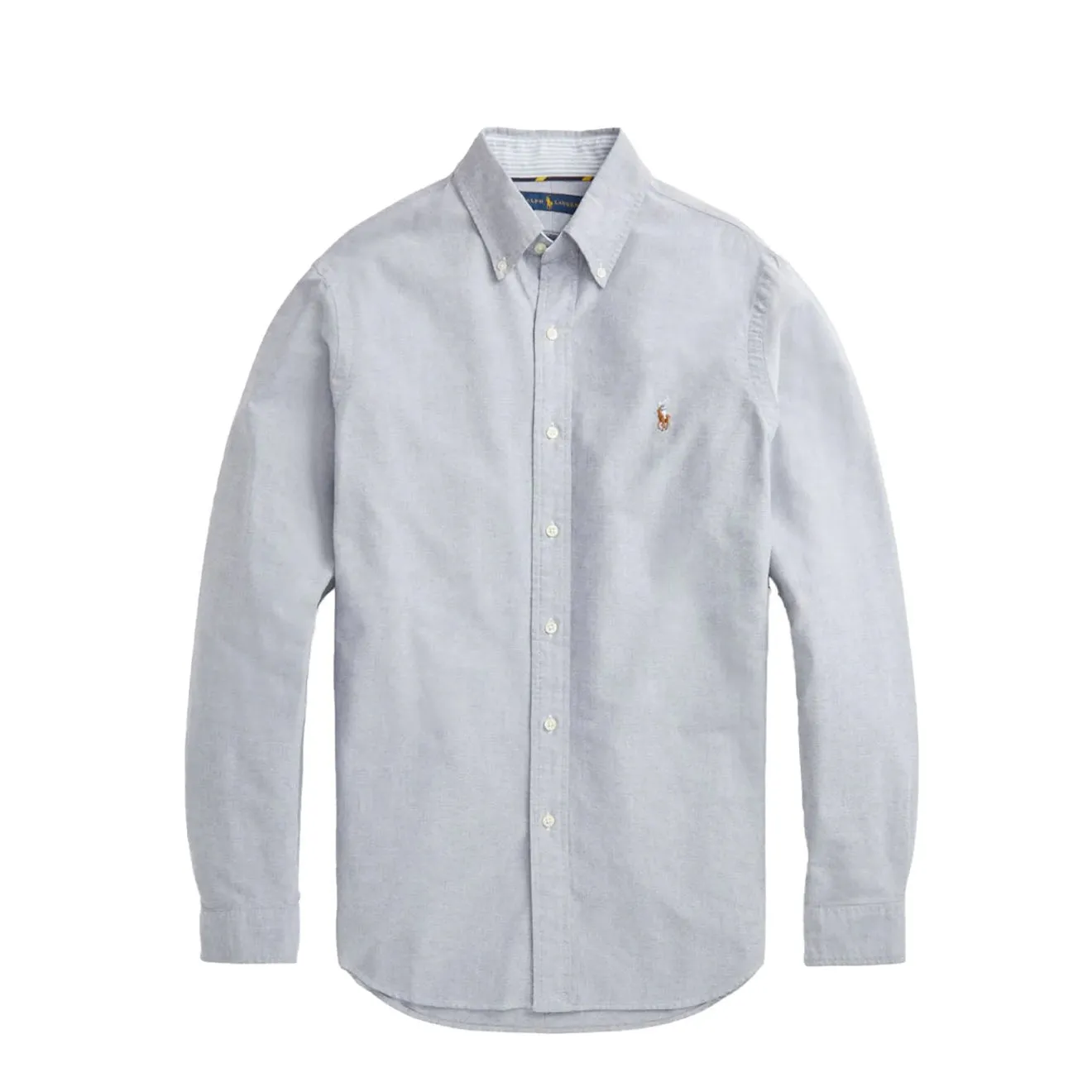 Polo Ralph Lauren Custom Fit Oxford Shirt Slate Casual Friday Vintage Style