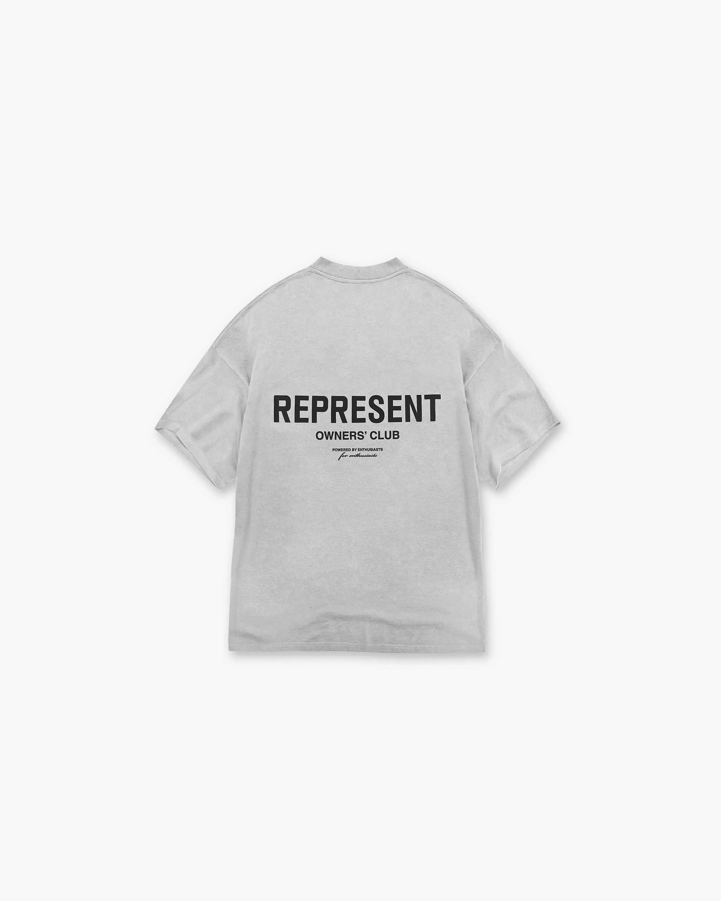 Represent Owners Club T-Shirt - Ash Grey Sporty Flex Comfortable Layers
