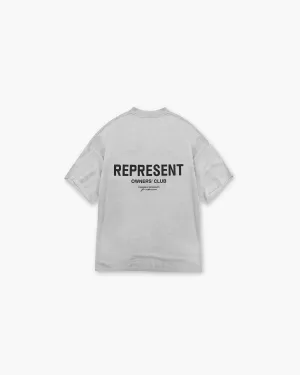 Represent Owners Club T-Shirt - Ash Grey Sporty Flex Comfortable Layers