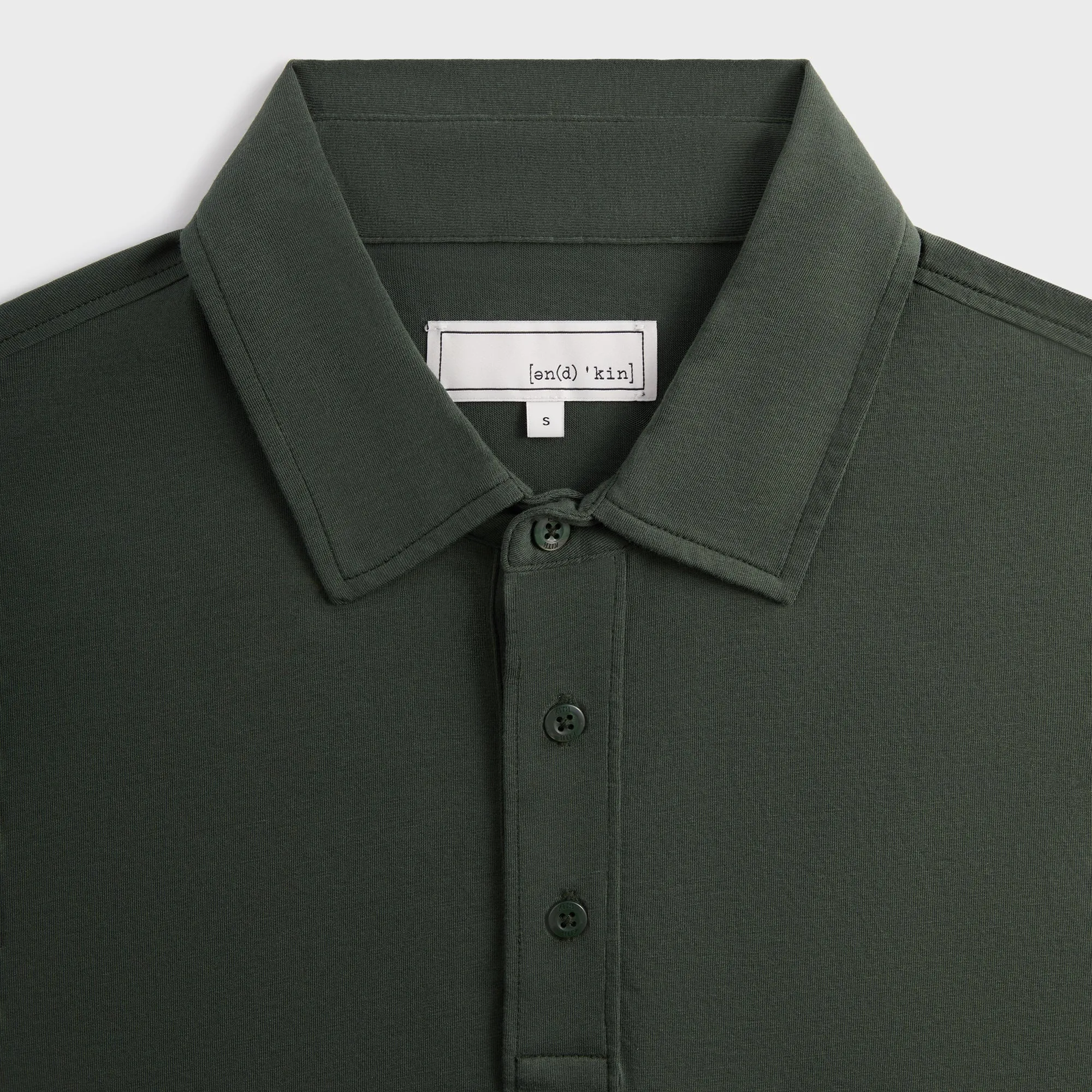 &Kin Pima Jersey Short Sleeve Heathrow Polo - Taiga Versatile Wardrobe Piece Weekend Comfort